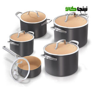 قیمت سرویس قابلمه سرامیکی 5 پارچه نینجا مدل Extended Life CW95000DE